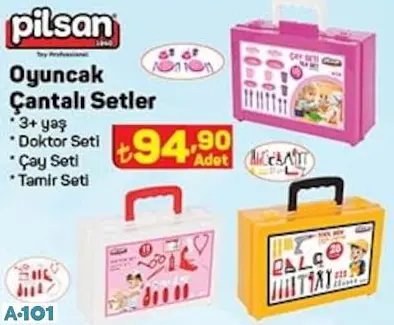 PİLSAN OYUNCAK ÇANTALI SETLER